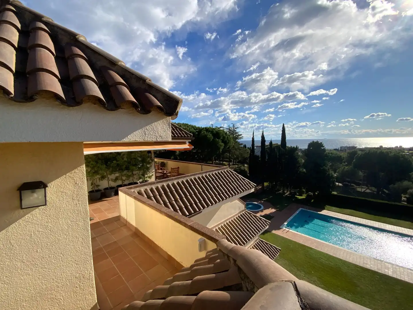 Terrasse von Dachboden zum Verkauf in Sant Vicenç de Montalt mit Klimaanlage, Heizung und Abstellraum