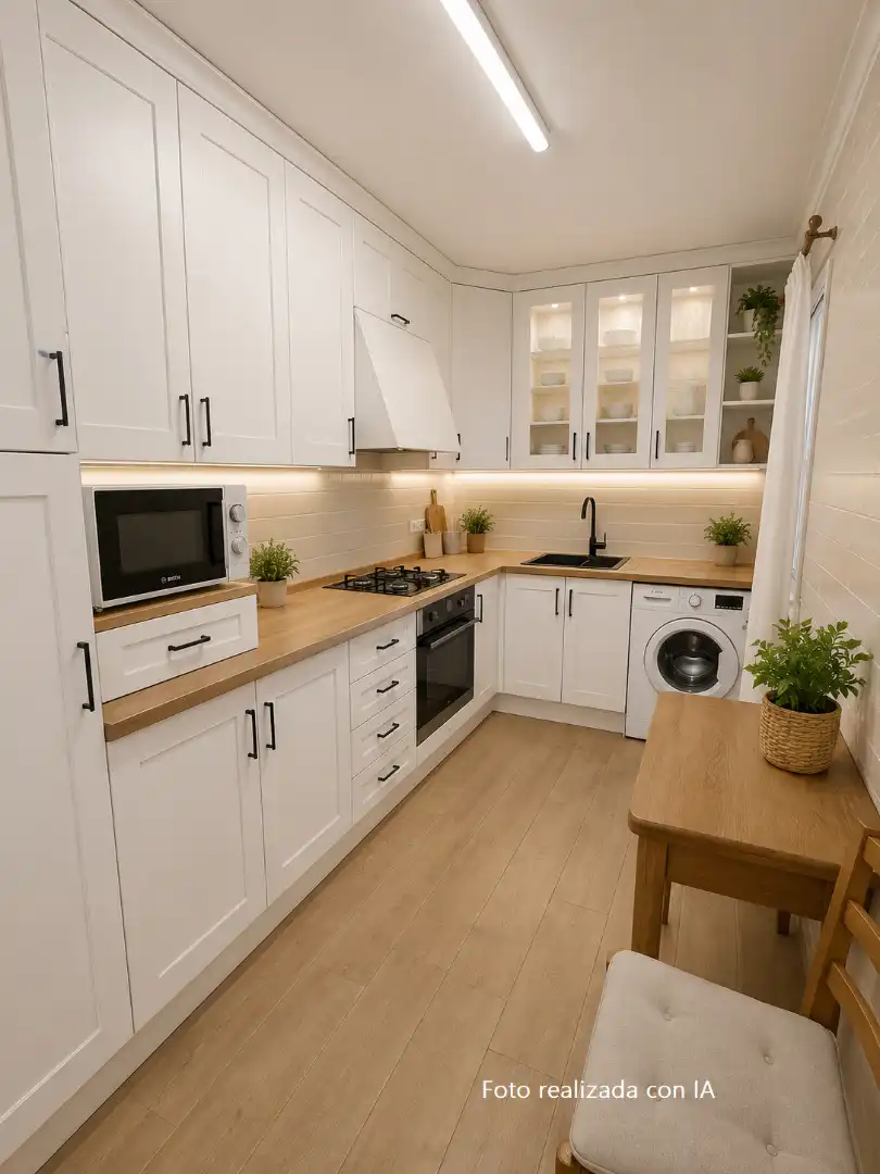 Cocina de Piso en venta en Valencia con Terraza y Balcón