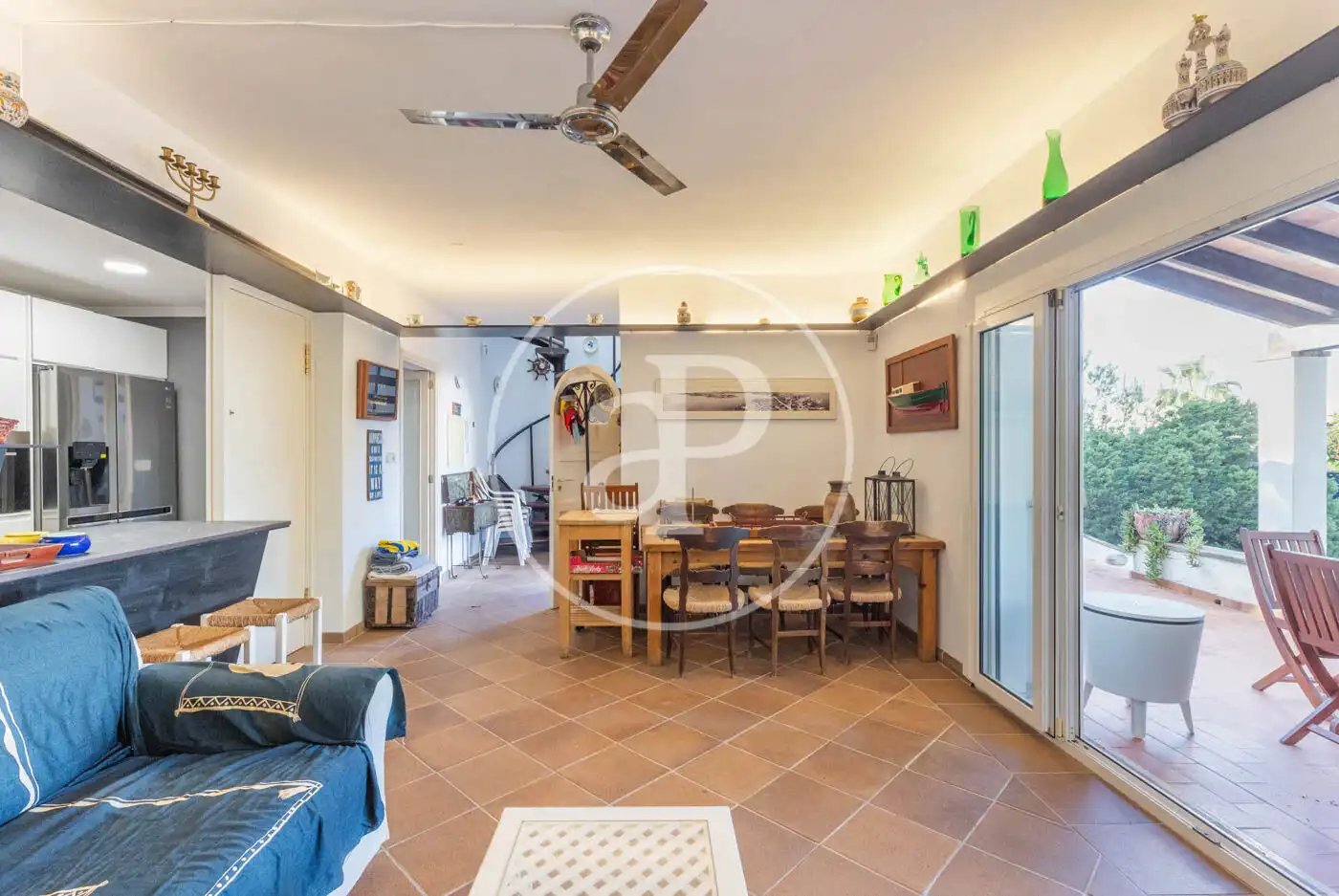 Sala de estar de Casa o chalet en venta en Felanitx con Aire acondicionado, Jardín privado y Terraza