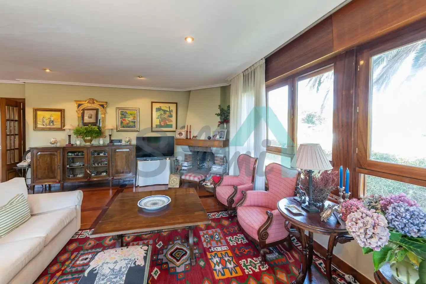 Living room of Detached homes for sale in Llanes  with Heating, Private garden and Parquet flooring