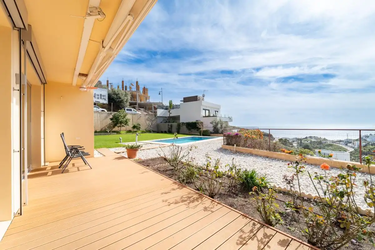 Garten von Haus oder Chalet zum Verkauf in Torrox mit Heizung, Privatgarten und Terrasse