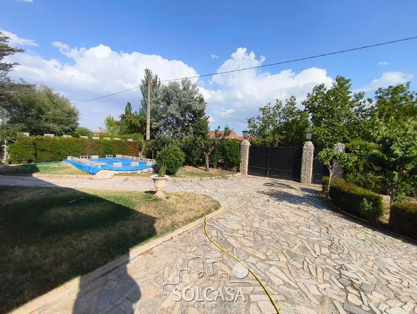 Garten von Country house zum Verkauf in Trigueros del Valle mit Heizung, Privatgarten und Schwimmbad