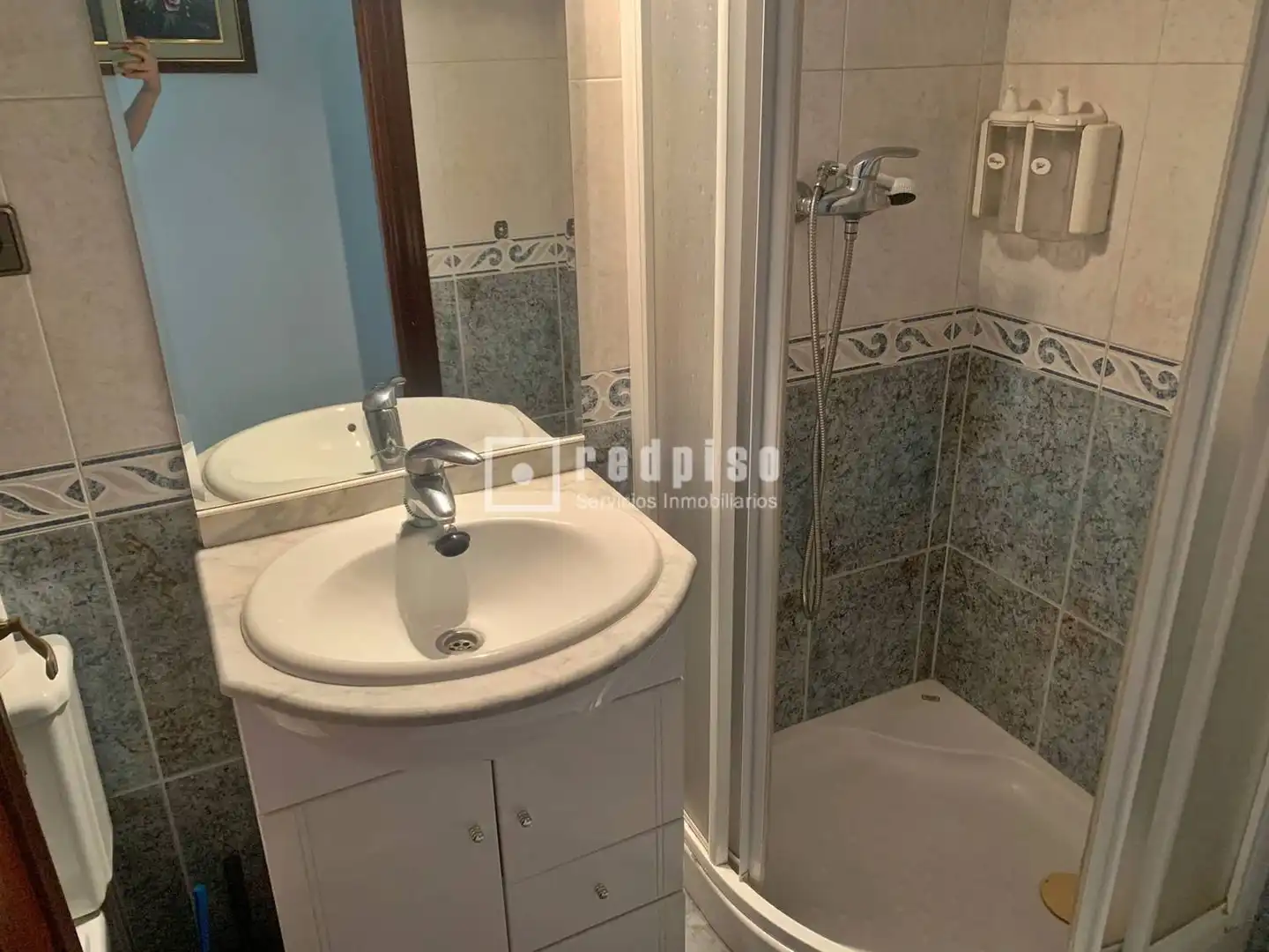 Baño de Piso de alquiler en Murcia con Aire acondicionado, Terraza y Amueblado