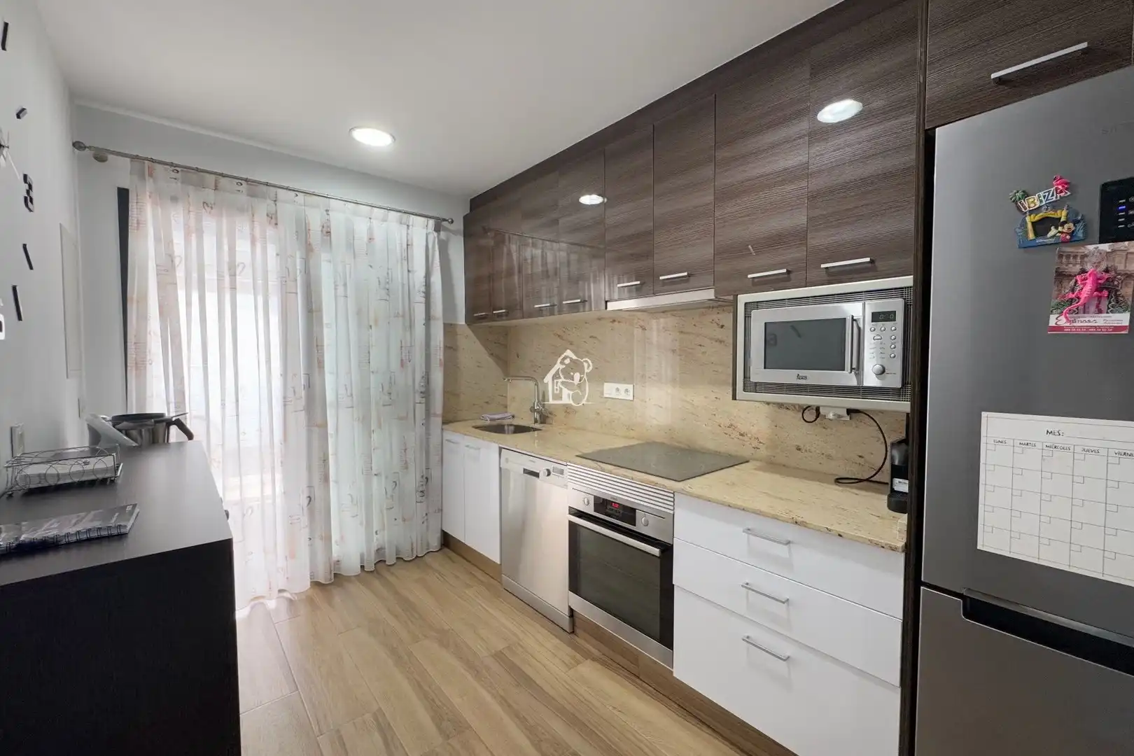 Cocina de Casa adosada de alquiler en Pilar de la Horadada con Aire acondicionado, Jardín privado y Terraza