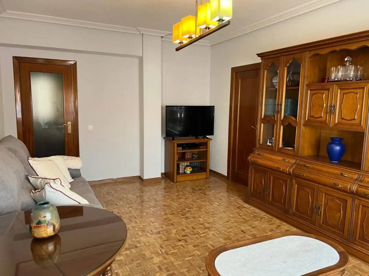 Wohnzimmer von Wohnung zur Miete in Talavera de la Reina mit Heizung, Parkett und Terrasse