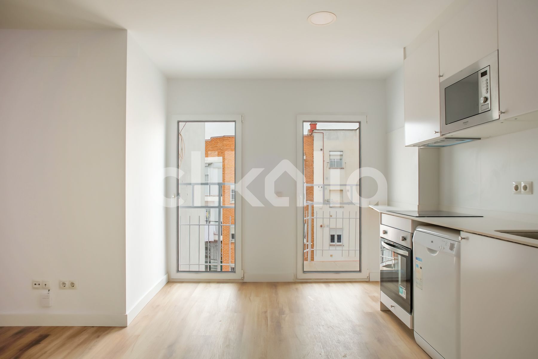 Kitchen of Flat for rent in  Madrid Capital  with Heating and Terrace