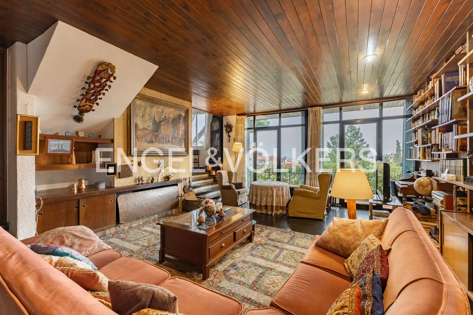 Living room of Houses for sale in Mataró  with Heating, Private garden and Terrace