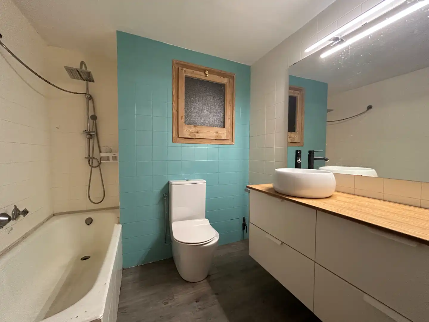 Badezimmer von Wohnung zum Verkauf in Aiguafreda mit Terrasse