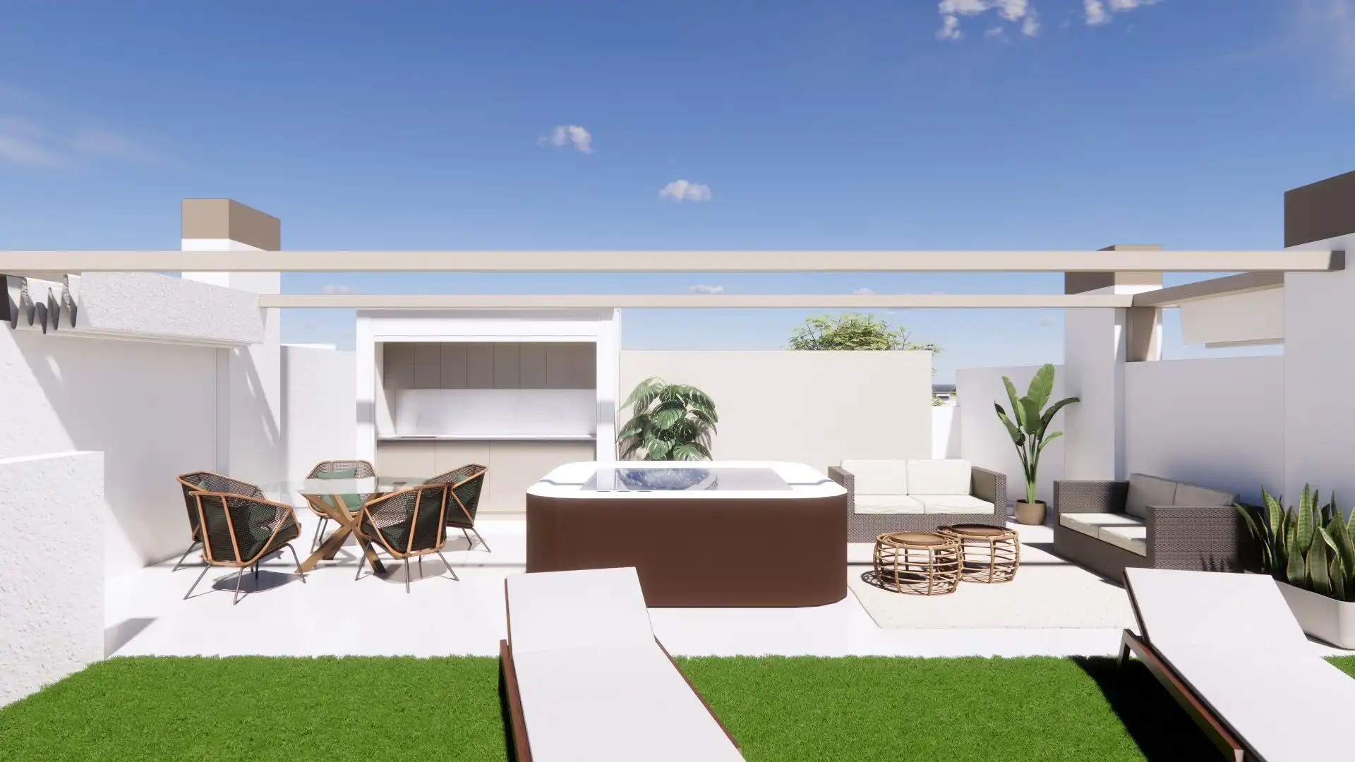 Terrassa de Casa o xalet en venda en Pilar de la Horadada amb Aire condicionat, Calefacció i Terrassa