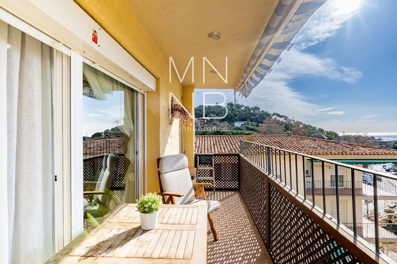 Balcony of Flat for sale in Sant Andreu de Llavaneres  with Heating, Terrace and Furnished