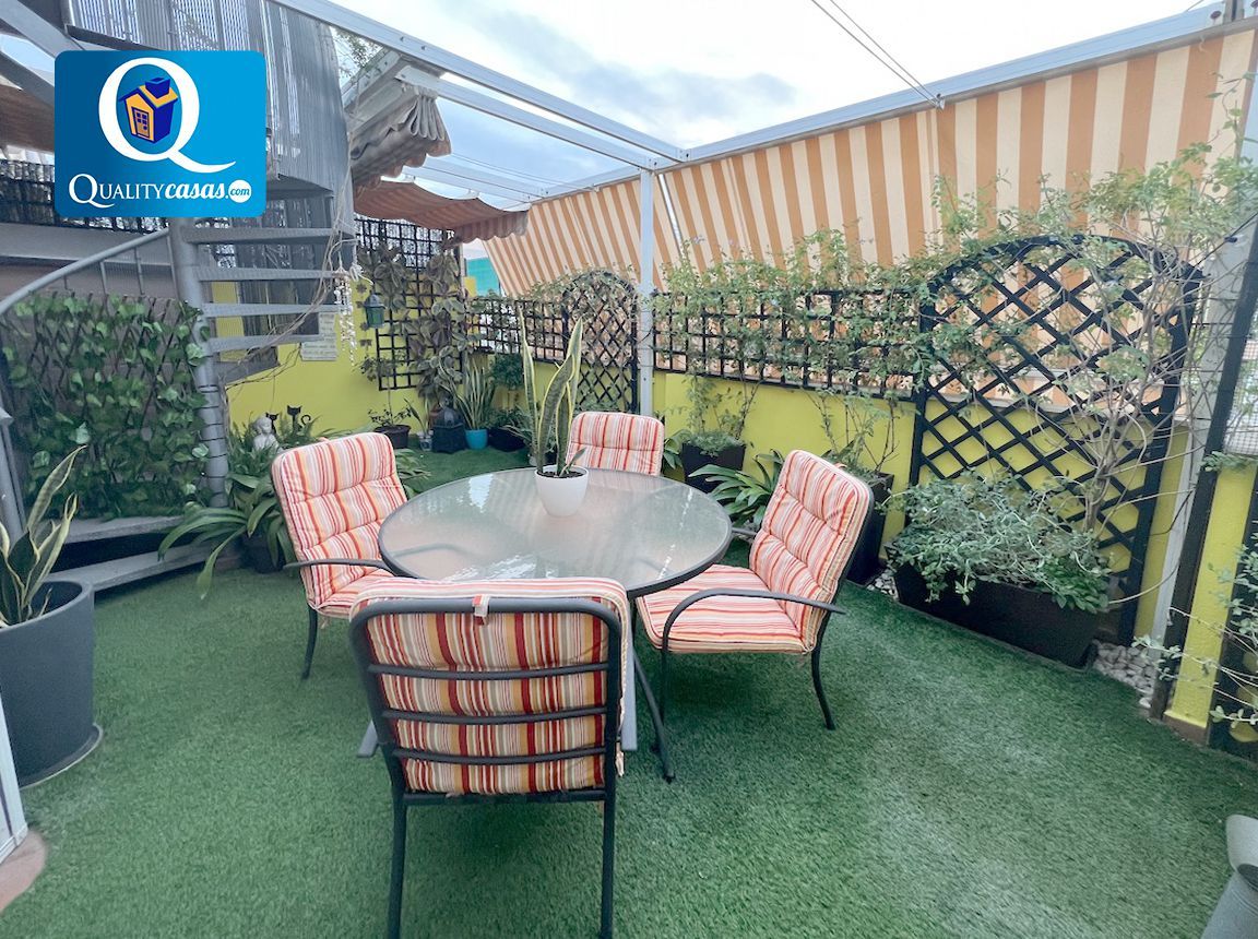 Terraza de Ático en venta en Alicante / Alacant con Aire acondicionado, Calefacción y Parquet