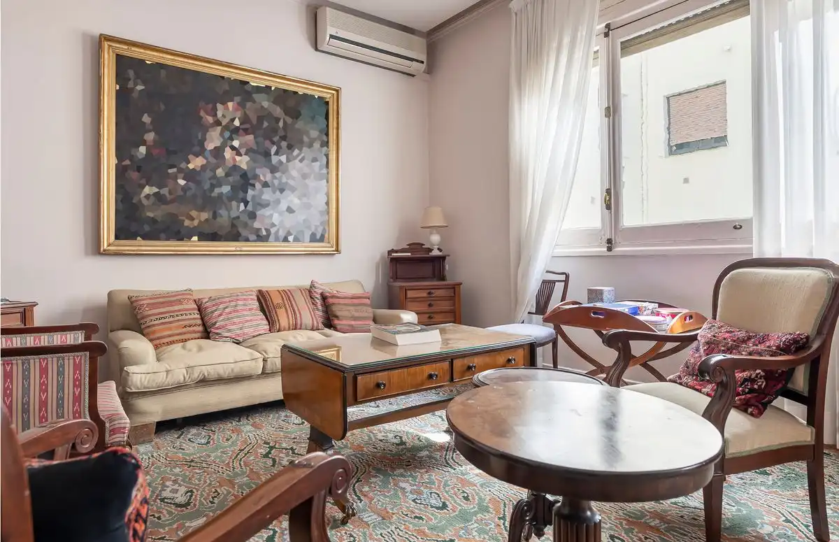 Sala d'estar de Pis en venda en Madrid amb Aire condicionat, Calefacció i Terrassa
