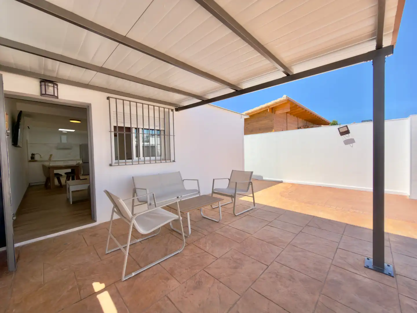 Terraza de Casa o chalet de alquiler en Chiclana de la Frontera con Aire acondicionado, Calefacción y Terraza