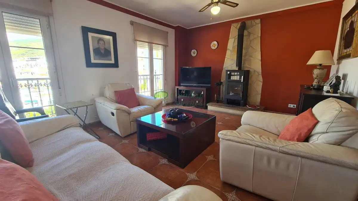 Living room of Houses for sale in Canillas de Albaida  with Air Conditioner, Terrace and Storage room