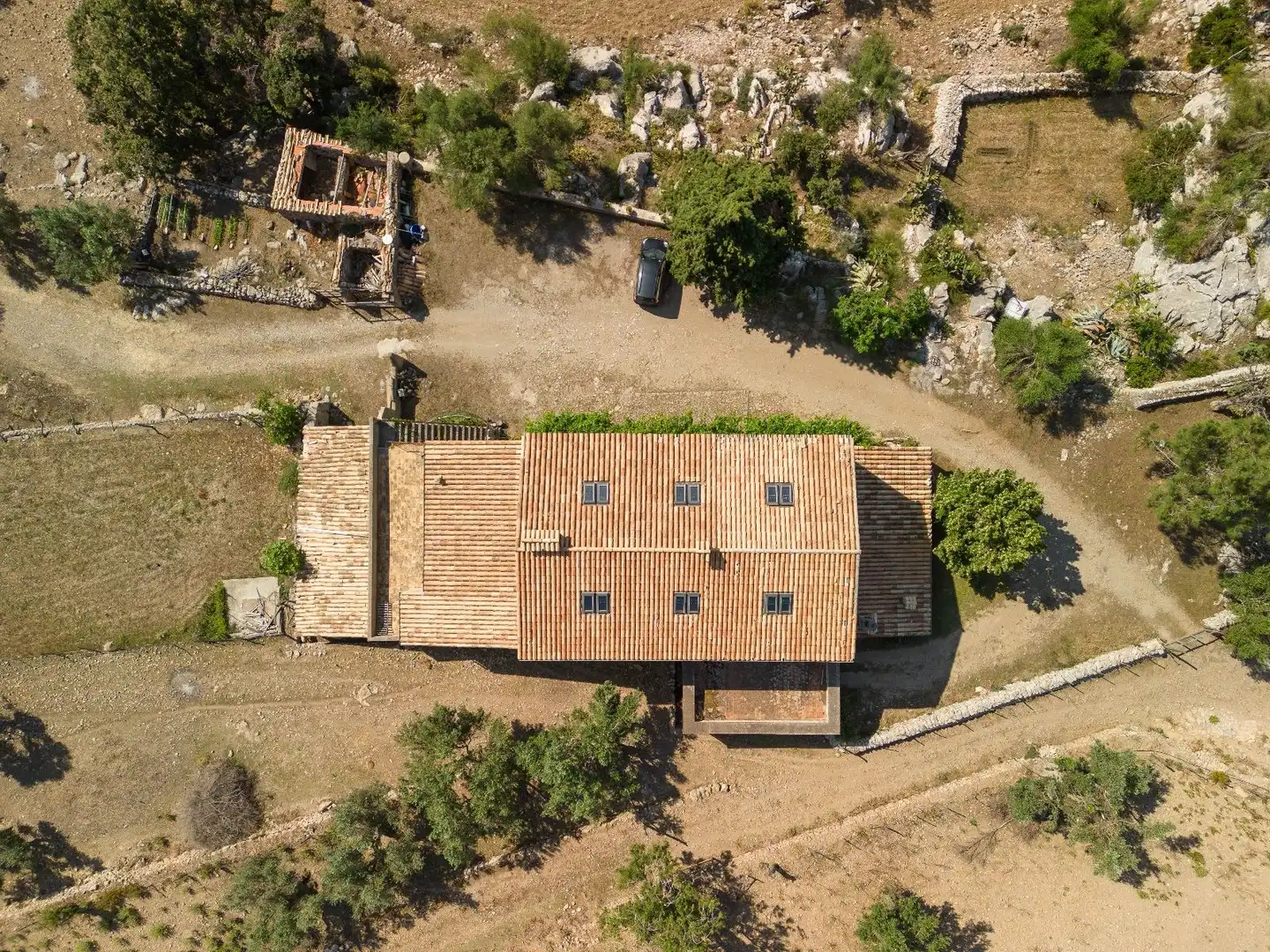 Vista exterior de Finca rústica en venta en Escorca con Jardín privado, Terraza y Trastero