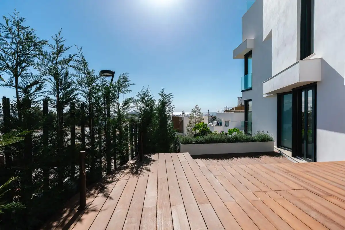Terraza de Casa o chalet en venta en Santa Eulària des Riu con Aire acondicionado, Calefacción y Jardín privado