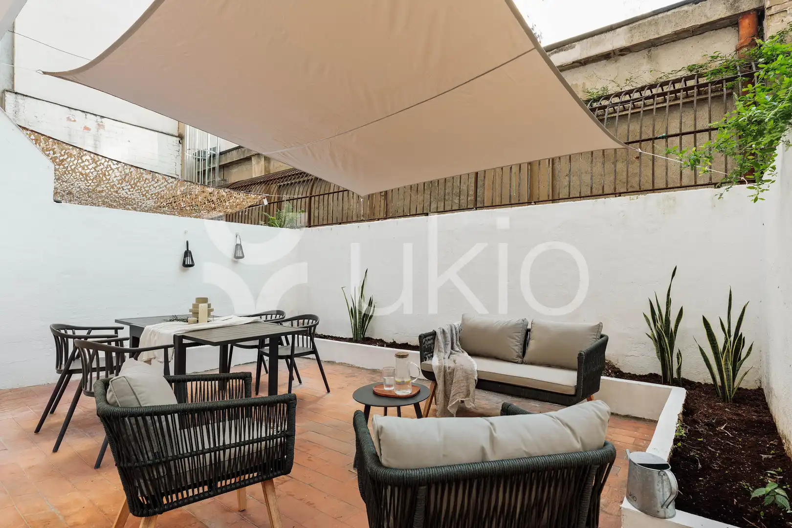 Terrassa de Apartament de lloguer en Barcelona amb Aire condicionat, Calefacció i Terrassa