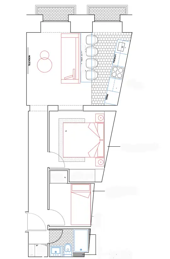 Wohnung zum Verkauf in Madrid mit Klimaanlage und Heizung