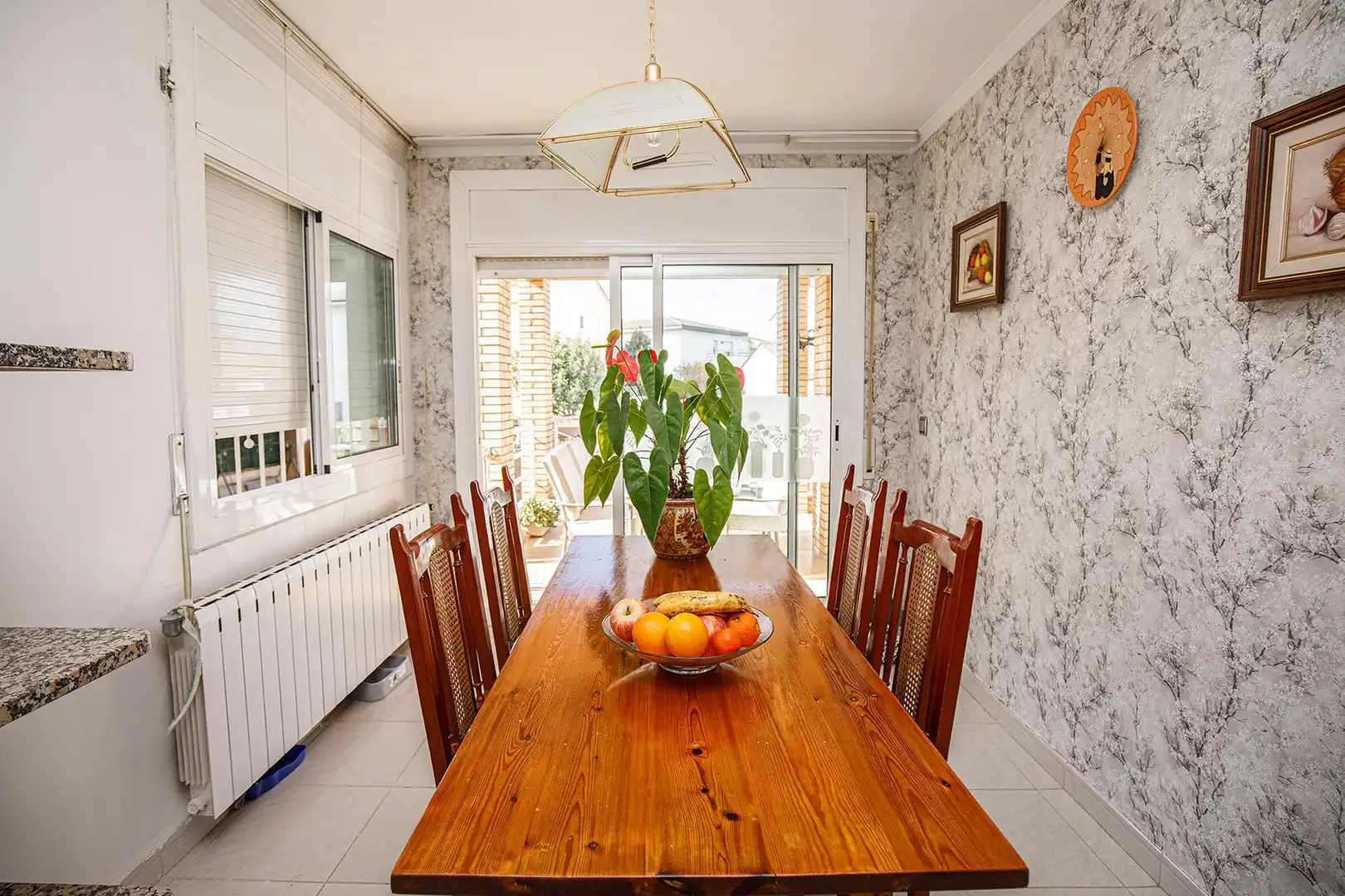 Comedor de Casa o chalet en venta en Quart con Aire acondicionado, Jardín privado y Terraza
