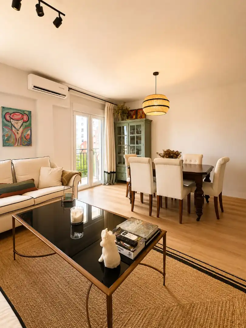 Dining room of Houses for sale in Sevilla  with Air Conditioner, Parquet flooring and Balcony