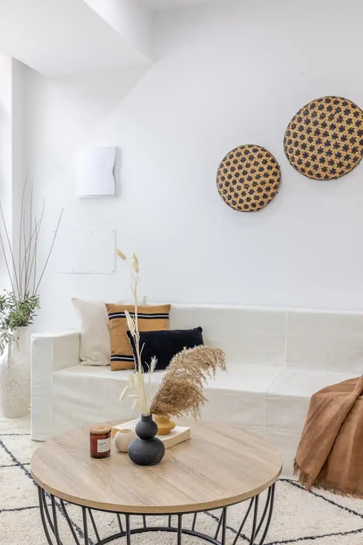Sala de estar de Planta baja en venta en Bonrepòs i Mirambell con Aire acondicionado