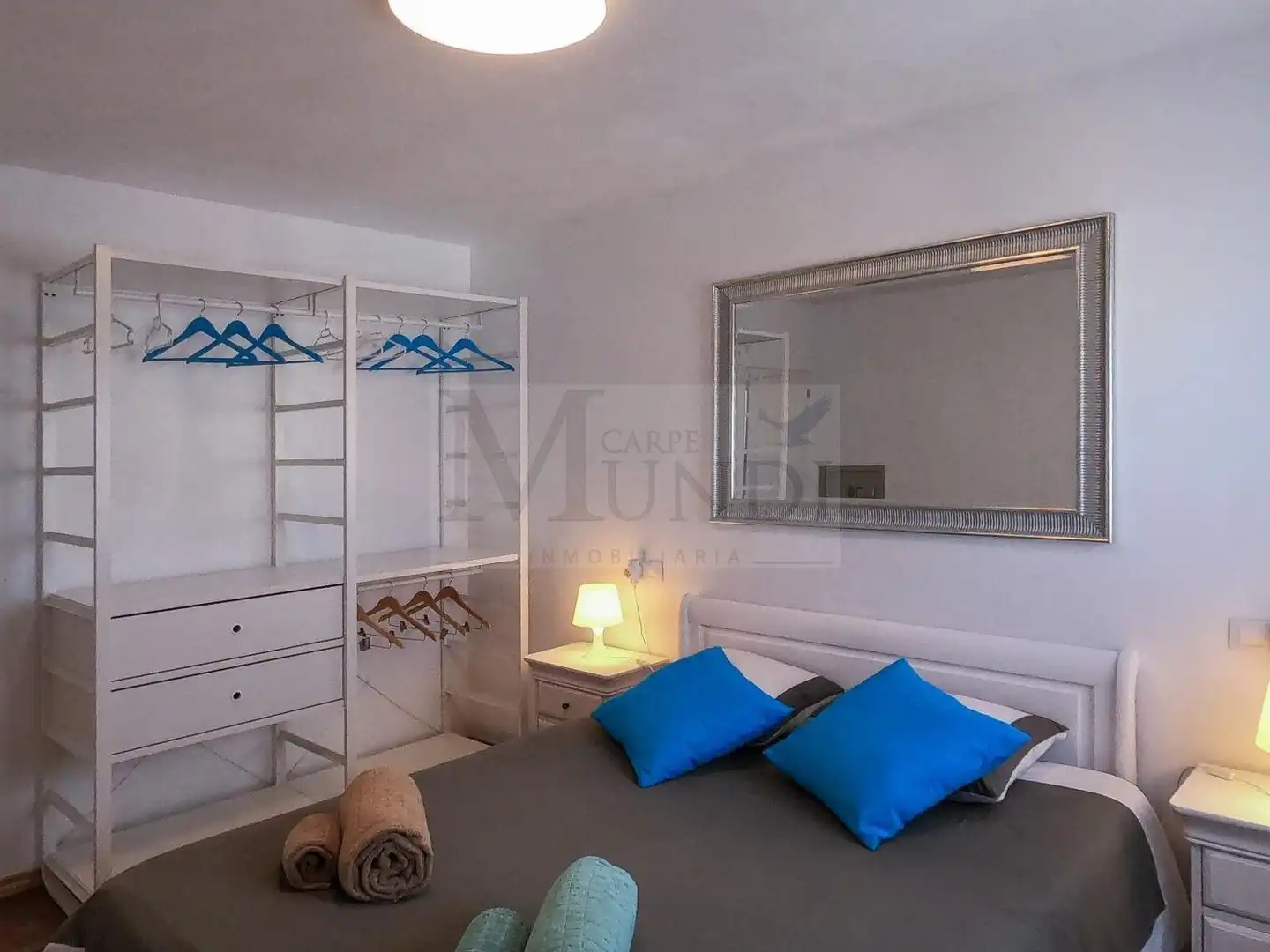 Dormitori de Apartament en venda en La Oliva amb Terrassa i Moblat