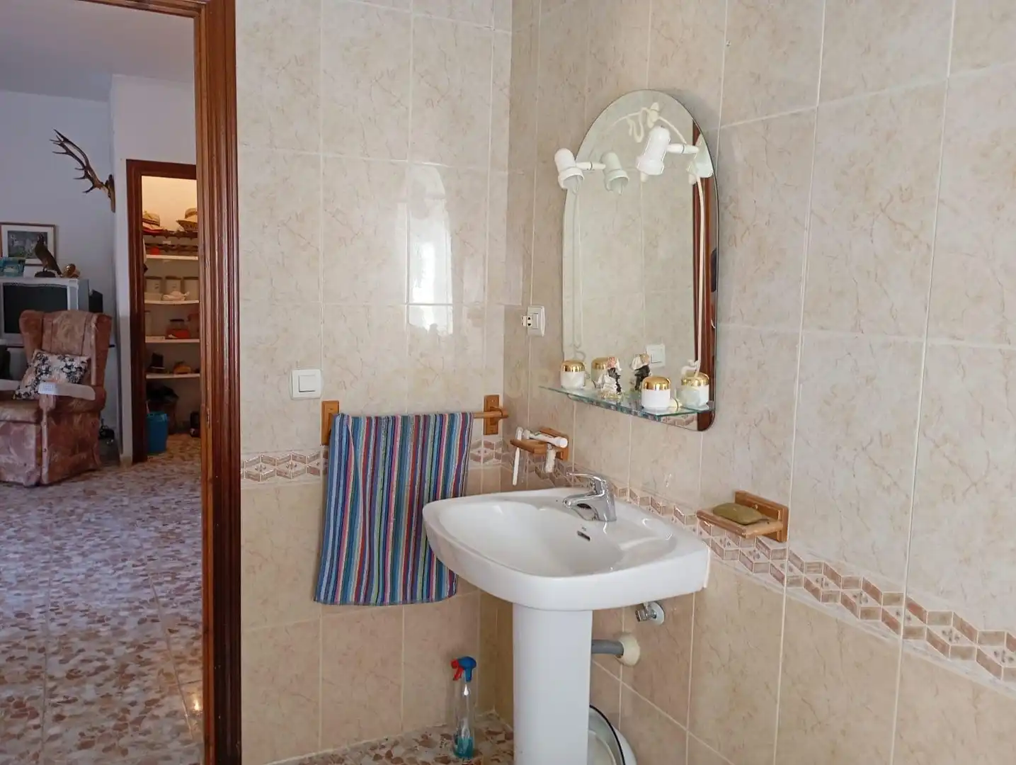 Badezimmer von Haus oder Chalet zur Miete in Cáceres mit Abstellraum