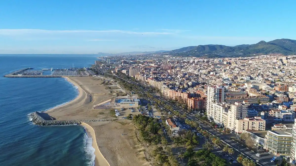 Vista exterior de Residencial en venda en Mataró