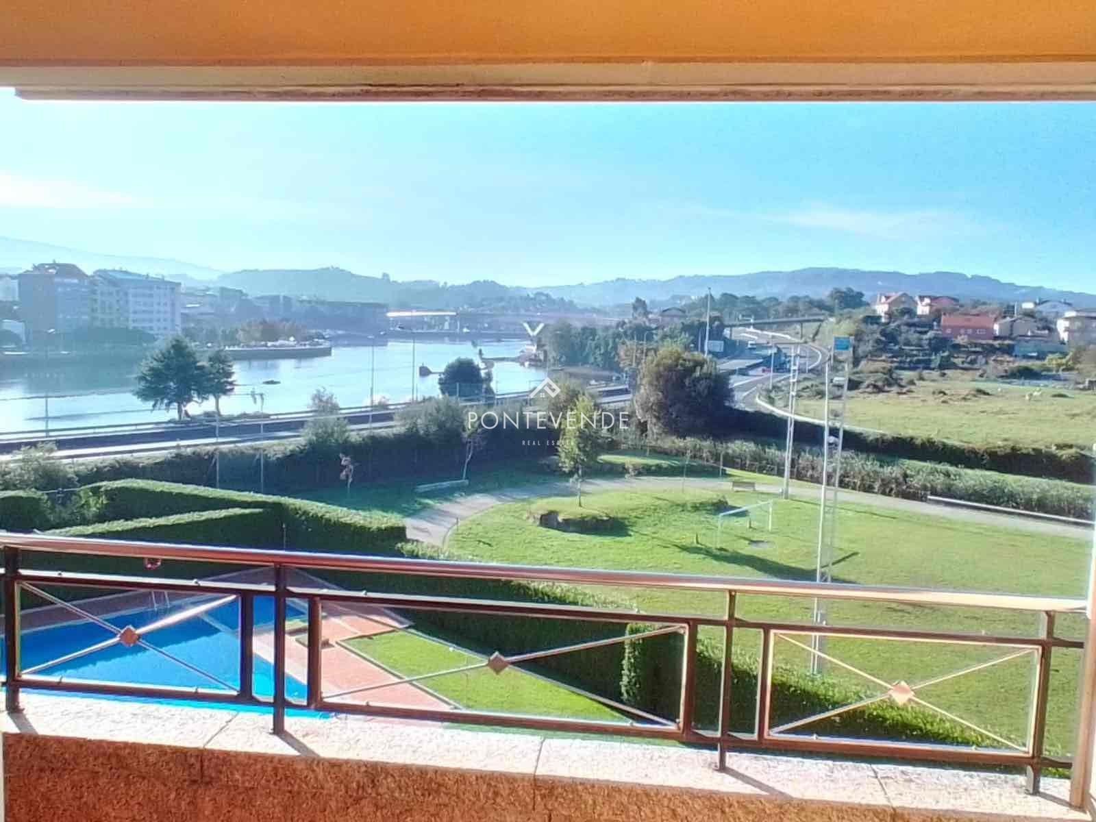 Terrace of Flat to rent in Poio  with Heating, Terrace and Swimming Pool