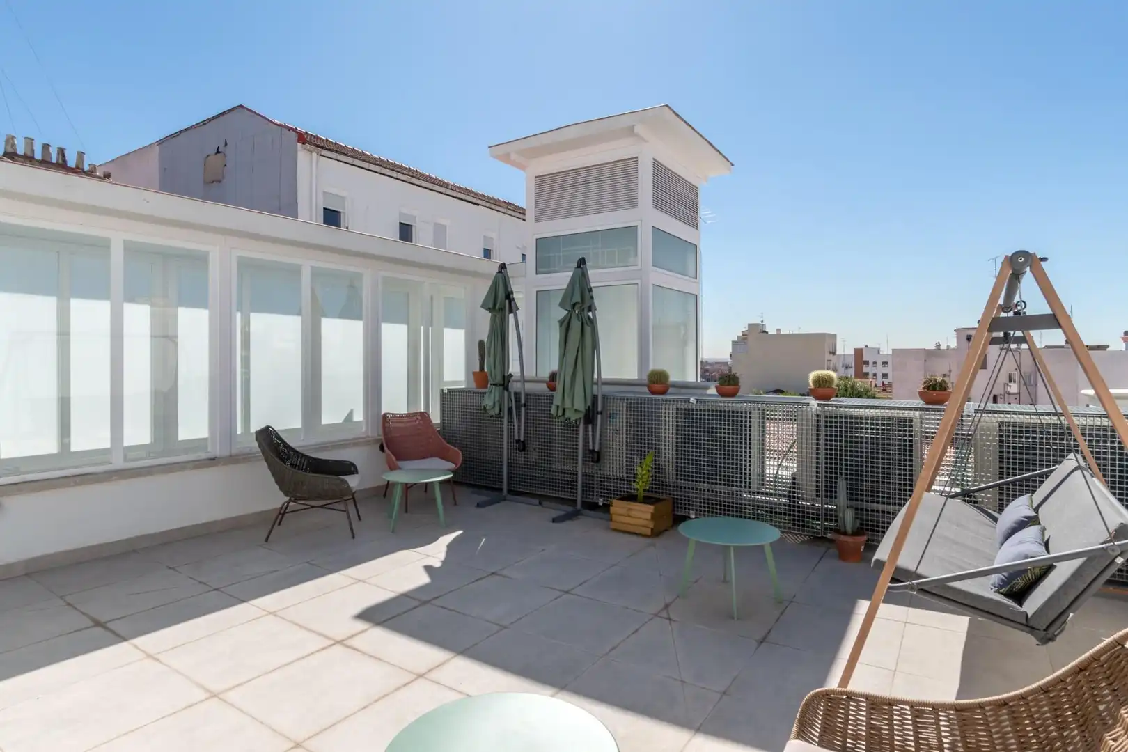 Terrace of Study for rent in Madrid