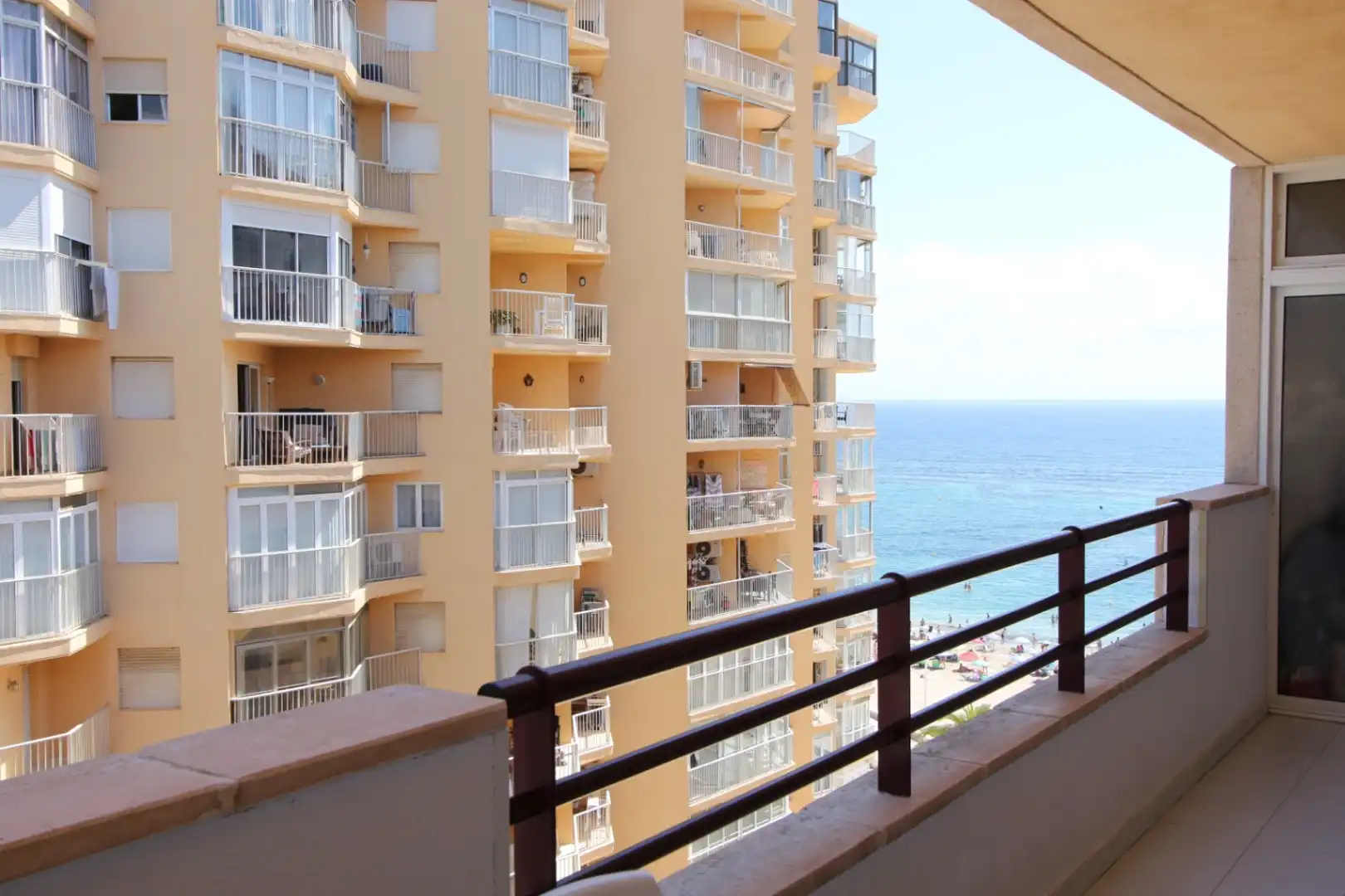 Terraza de Apartamento en venta en Calpe / Calp con Aire acondicionado, Jardín privado y Terraza