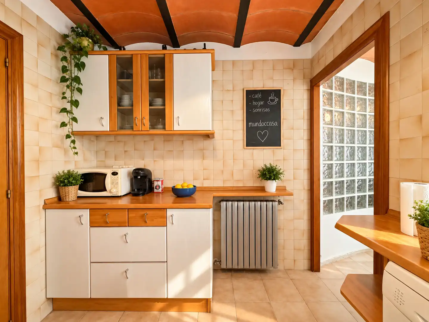 Küche von Maisonette zum Verkauf in Zaragoza mit Heizung, Parkett und Terrasse