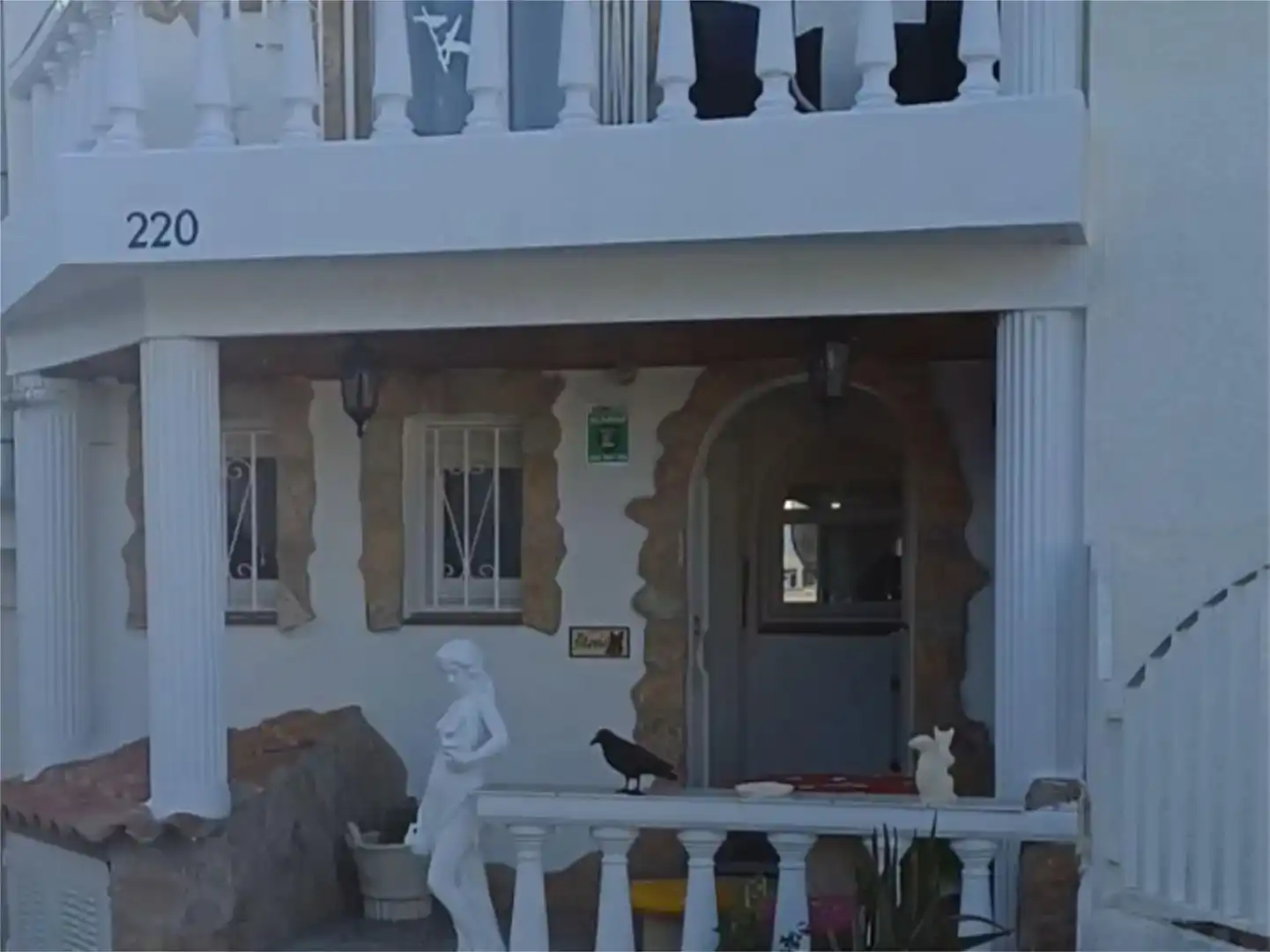 Außenansicht von Maisonette zur Miete in Empuriabrava mit Klimaanlage und Balkon