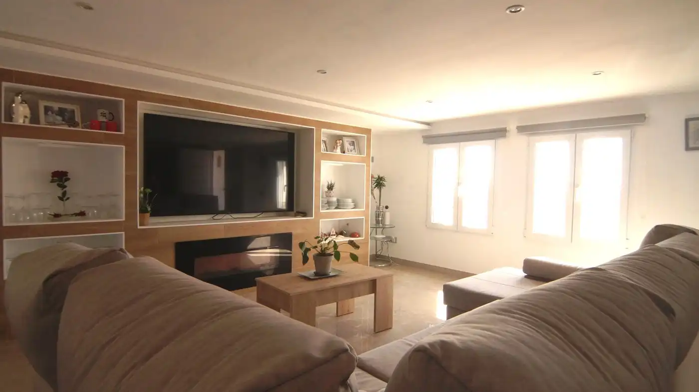 Wohnzimmer von Country house zum Verkauf in Alcover mit Klimaanlage, Heizung und Privatgarten