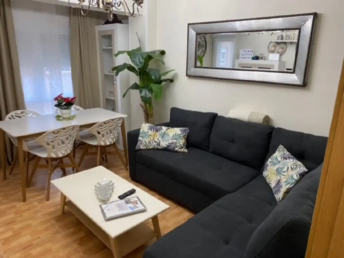 Wohnzimmer von Wohnung zur Miete in León Capital  mit Terrasse und Möbliert