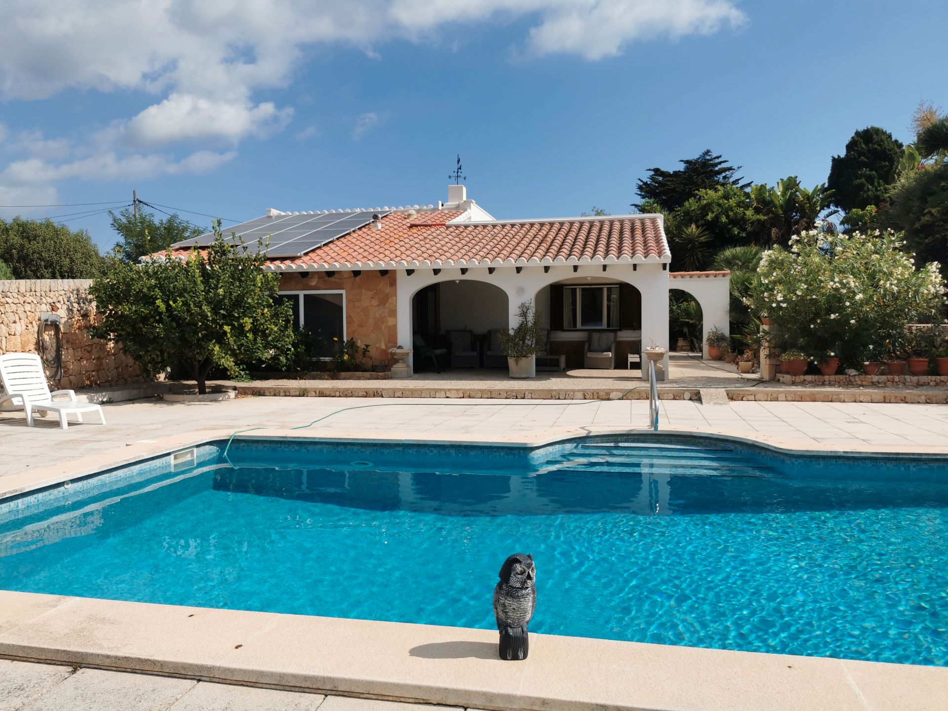 Piscina de Finca rústica en venda en Sant Lluís amb Aire condicionat, Calefacció i Jardí privat