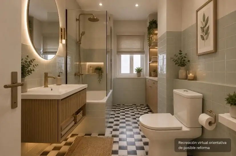 Bany de Pis en venda en Sevilla amb Calefacció, Terrassa i Balcó