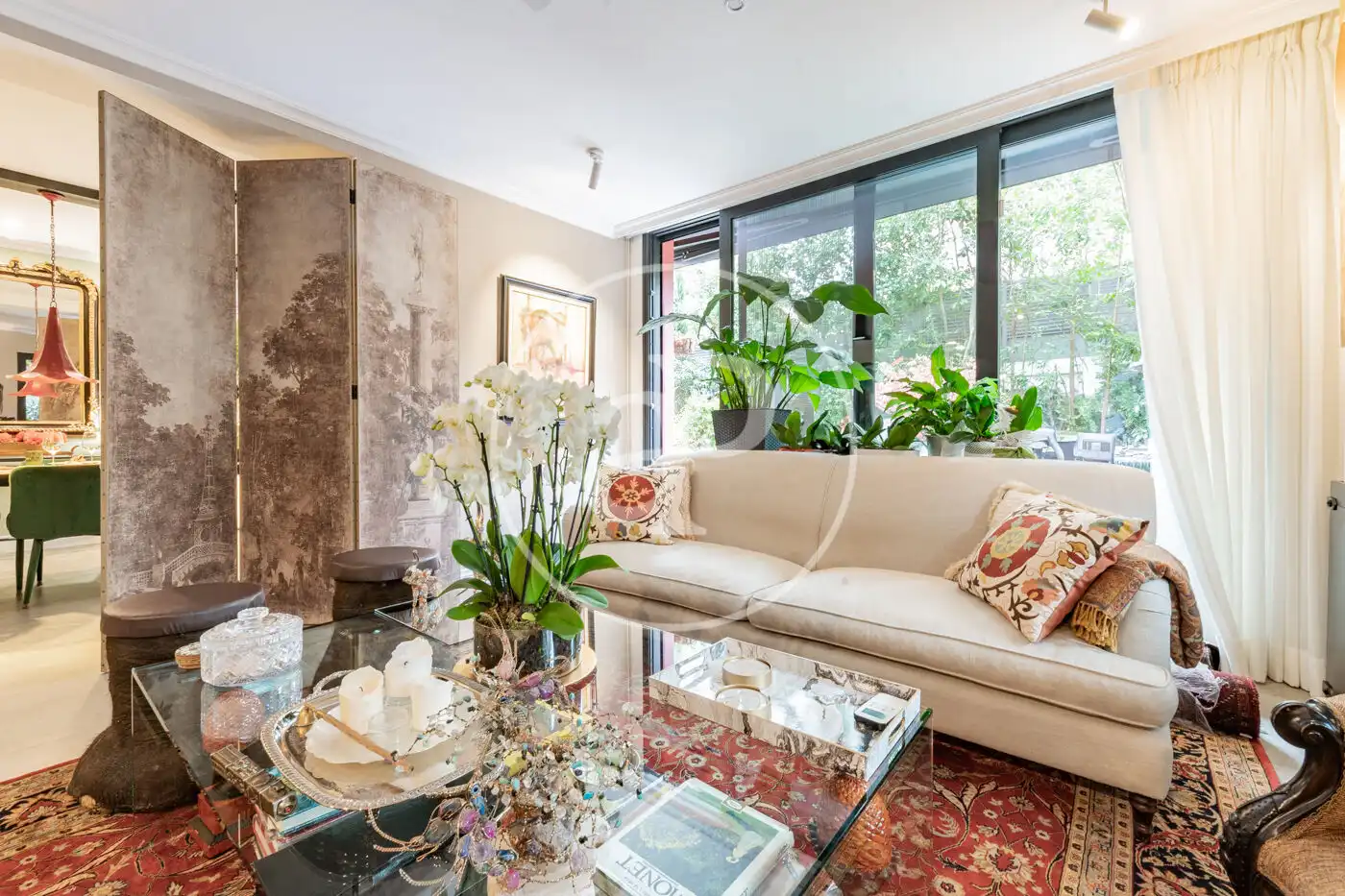 Wohnzimmer von Haus oder Chalet zum Verkauf in Madrid mit Klimaanlage, Heizung und Privatgarten