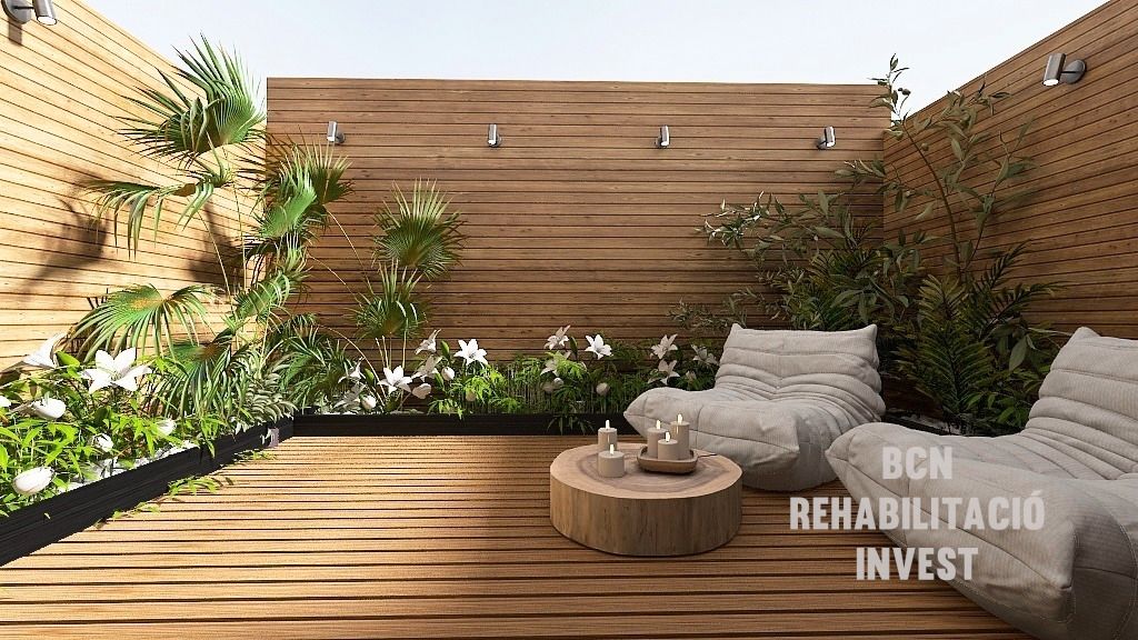 Terrace of Duplex for sale in  Barcelona Capital  with Air Conditioner, Heating and Parquet flooring
