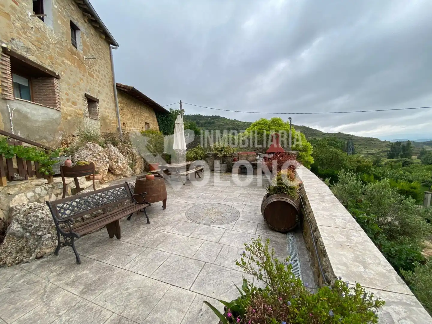 Terrasse von Country house zum Verkauf in San Vicente de la Sonsierra mit Heizung, Terrasse und Abstellraum
