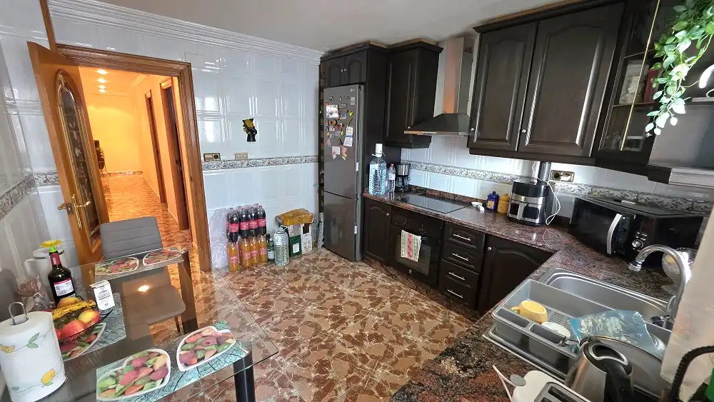 Kitchen of Flat for sale in Elche / Elx  with Balcony