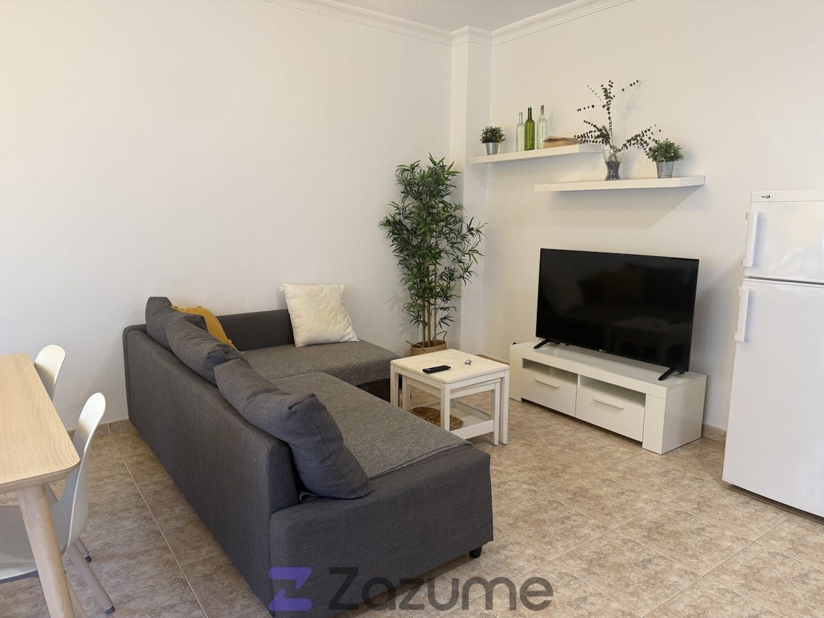 Sala de estar de Piso de alquiler en Las Palmas de Gran Canaria con Aire acondicionado, Amueblado y Horno