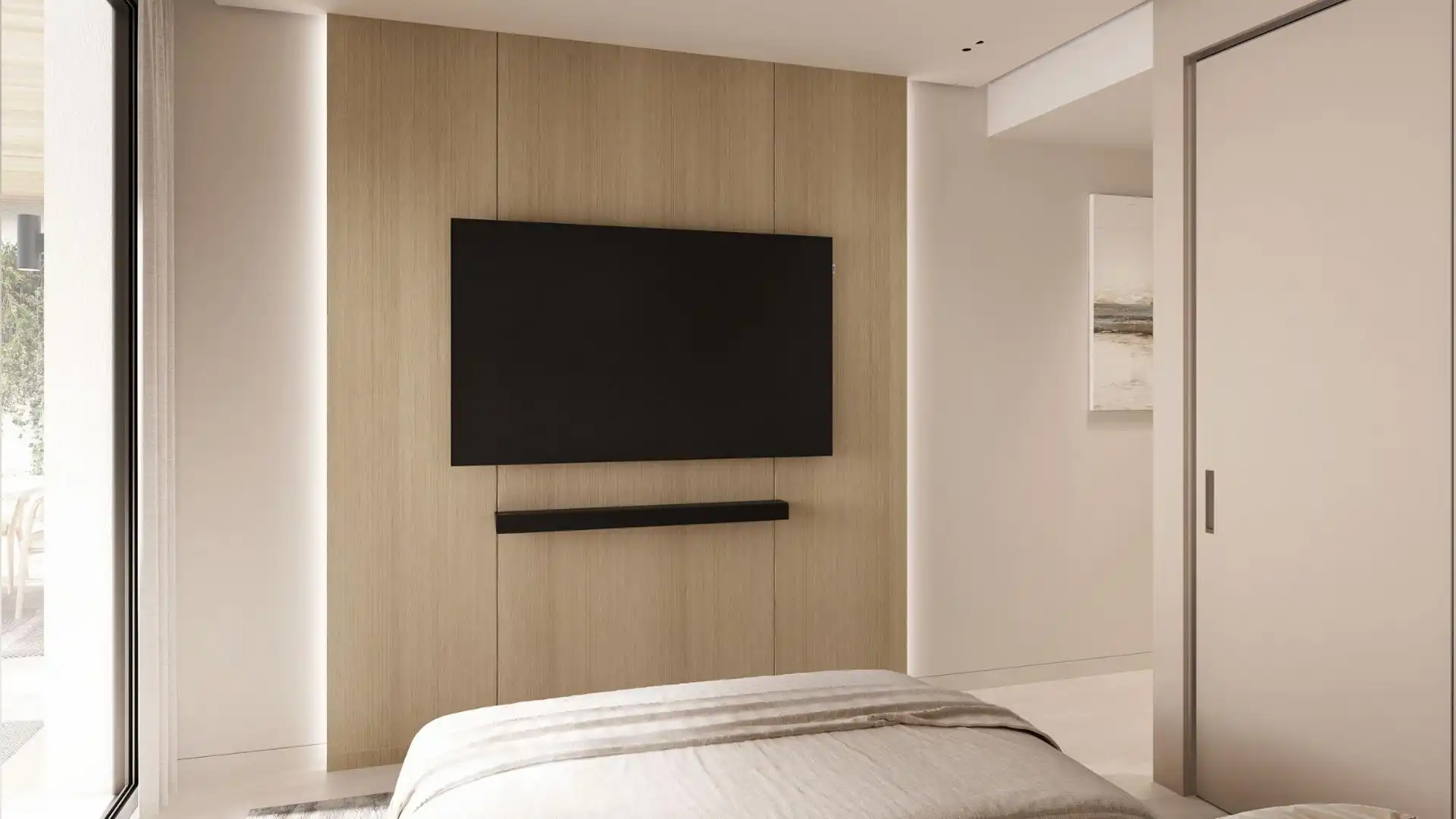 Dormitori de Apartament en venda en Estepona amb Aire condicionat, Calefacció i Terrassa