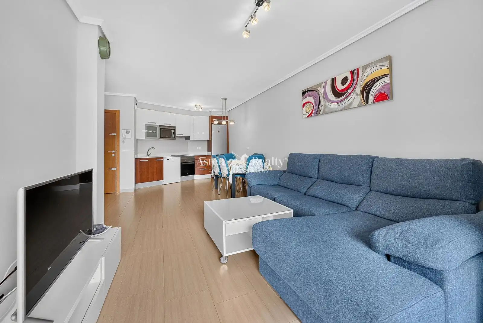 Living room of Flat for sale in Granadilla de Abona  with Air Conditioner, Private garden and Terrace