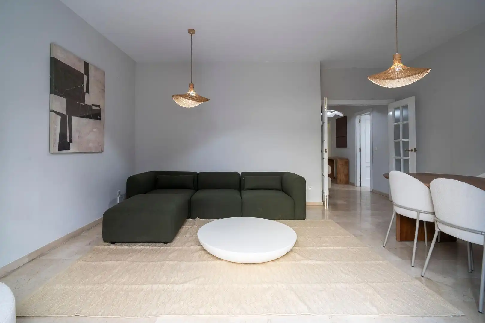 Sala de estar de Piso de alquiler en Valencia con Aire acondicionado, Calefacción y Amueblado