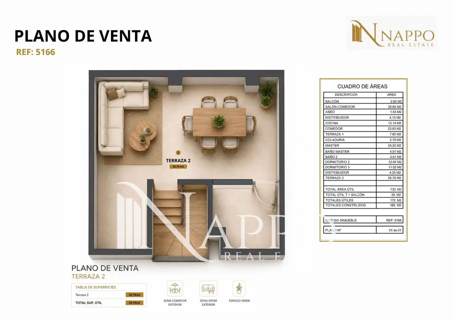 Dúplex en venda en  Palma de Mallorca amb Aire condicionat, Calefacció i Terrassa
