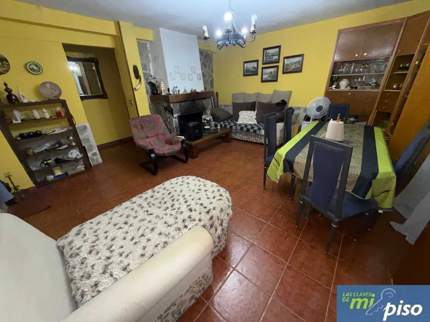 Wohnzimmer von Haus oder Chalet zum Verkauf in Cigales mit Privatgarten, Parkett und Terrasse