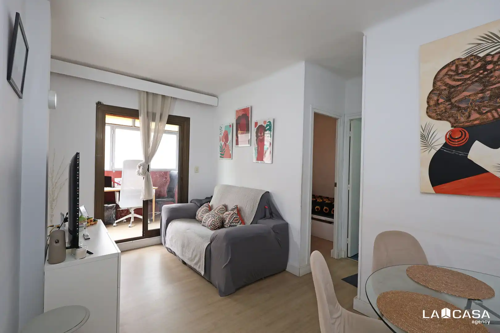 Sala de estar de Ático en venta en Barcelona con Terraza