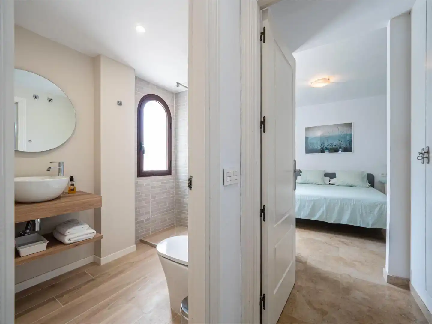 Bany de Apartament en venda en Marbella amb Aire condicionat i Piscina