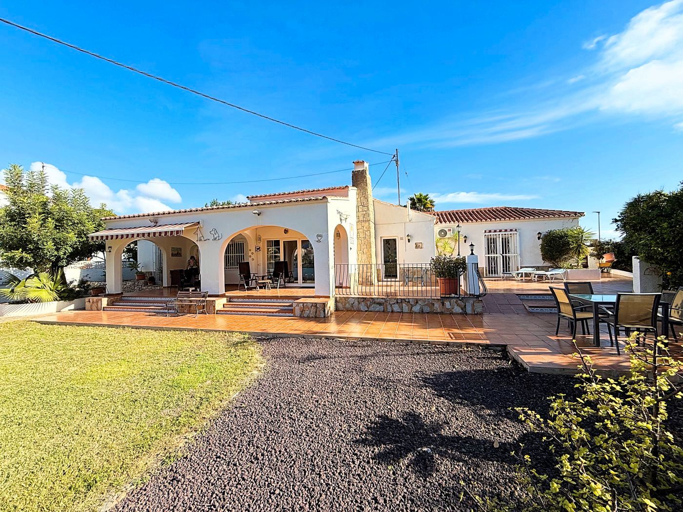 Exterior view of House or chalet for sale in Calpe / Calp  with Air Conditioner, Private garden and Terrace